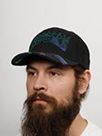 Бейсболка MITCHELL NESS арт. HHSS5813-MBUYYPPPBLCK Milwaukee Bucks NBA (черный)